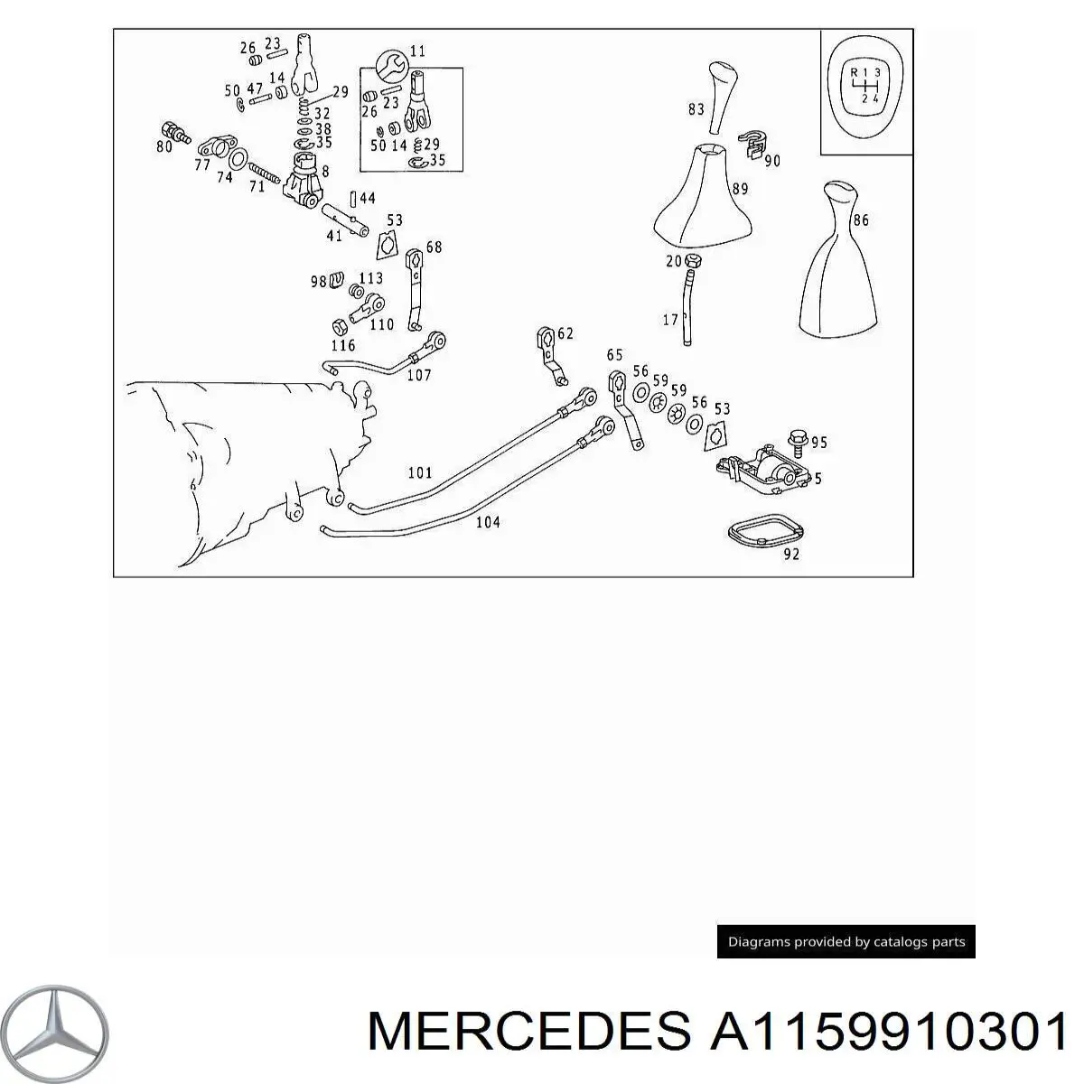  Mercedes A1159910301