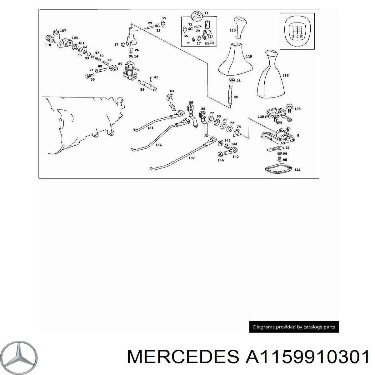  Mercedes A1159910301 precio, desde 7,01 EUR
