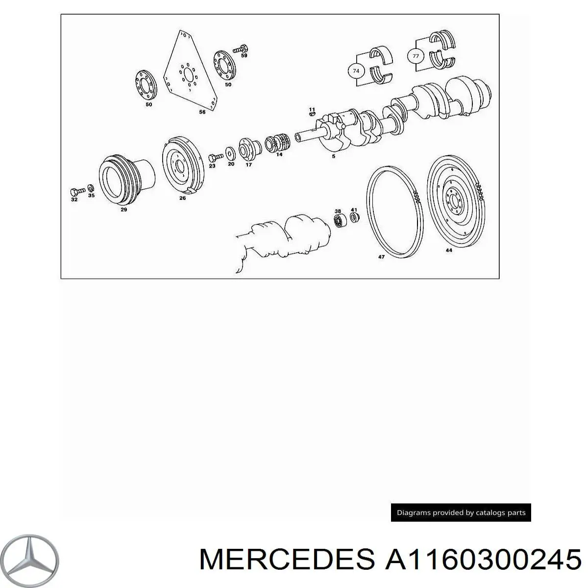 A1160300245 Mercedes 