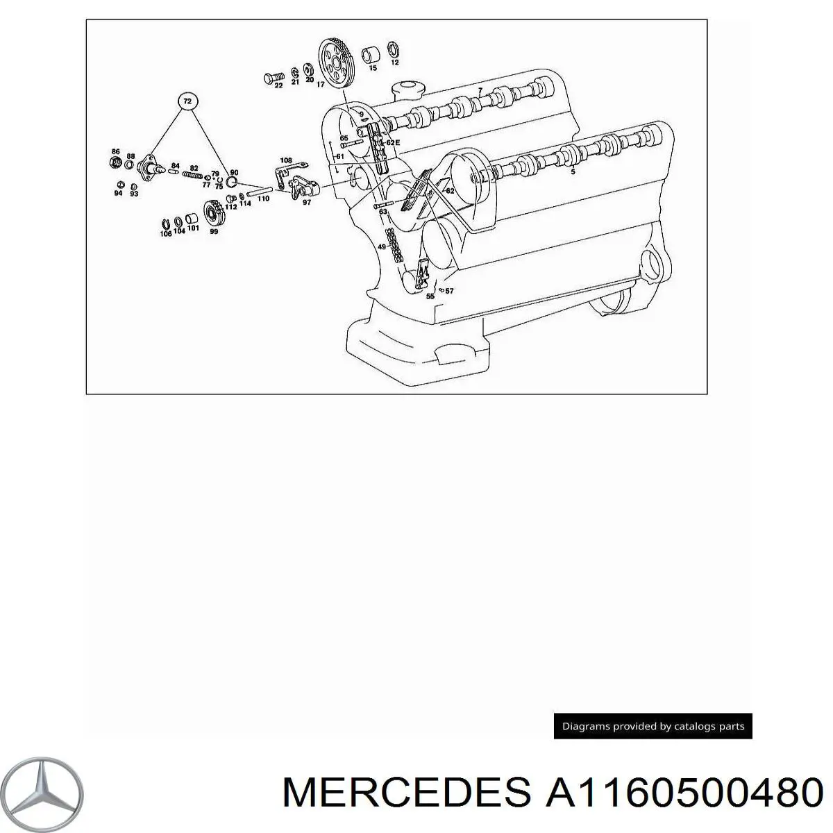 85001600 Case empujador de válvula