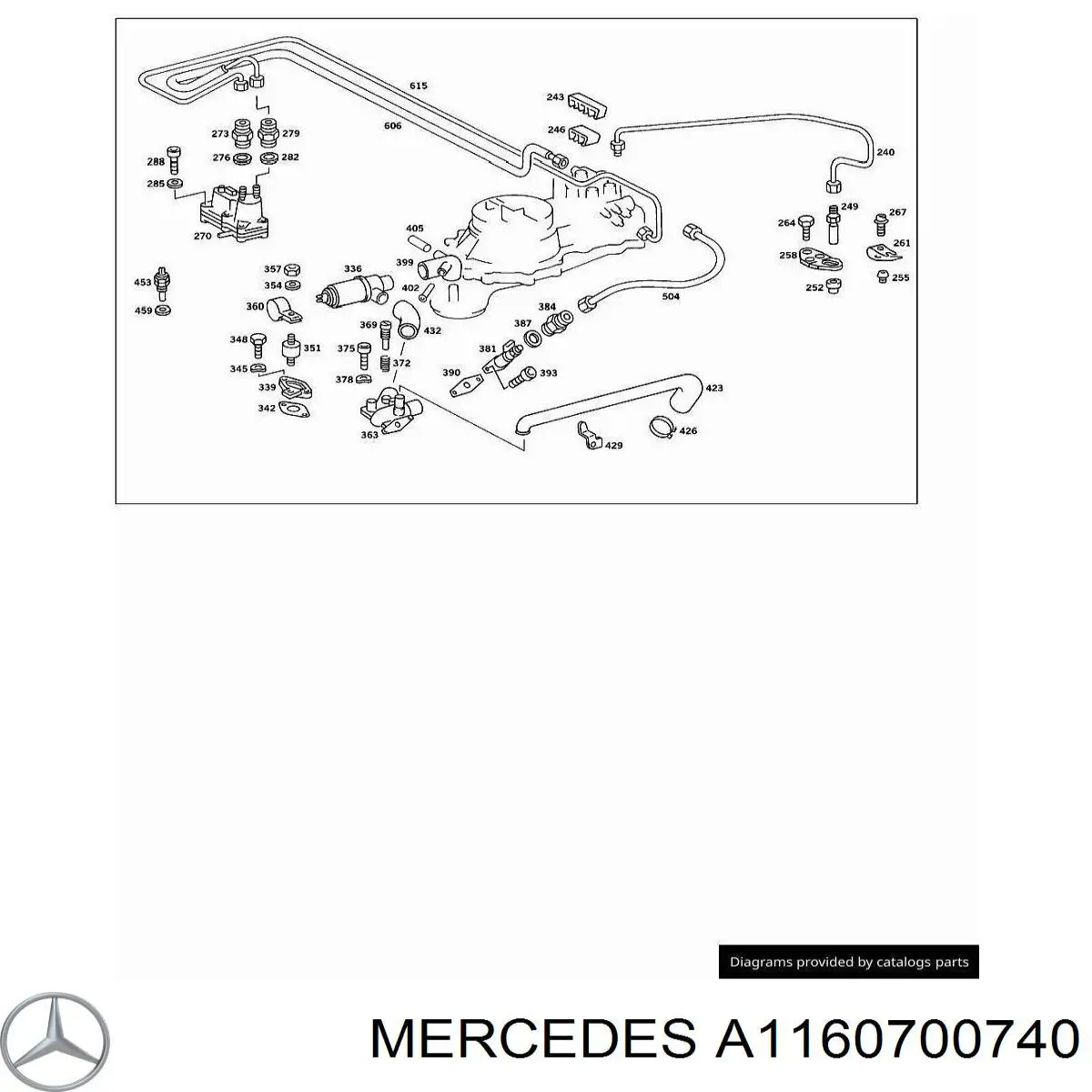 Mercedes A1160700740 precio, desde 11,27 EUR
