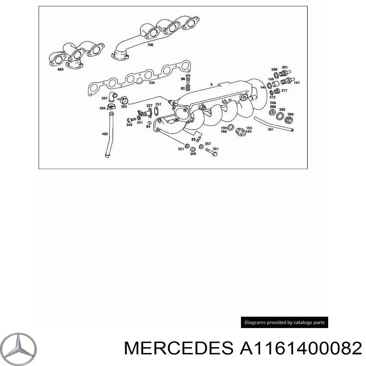 A1161400082 Mercedes