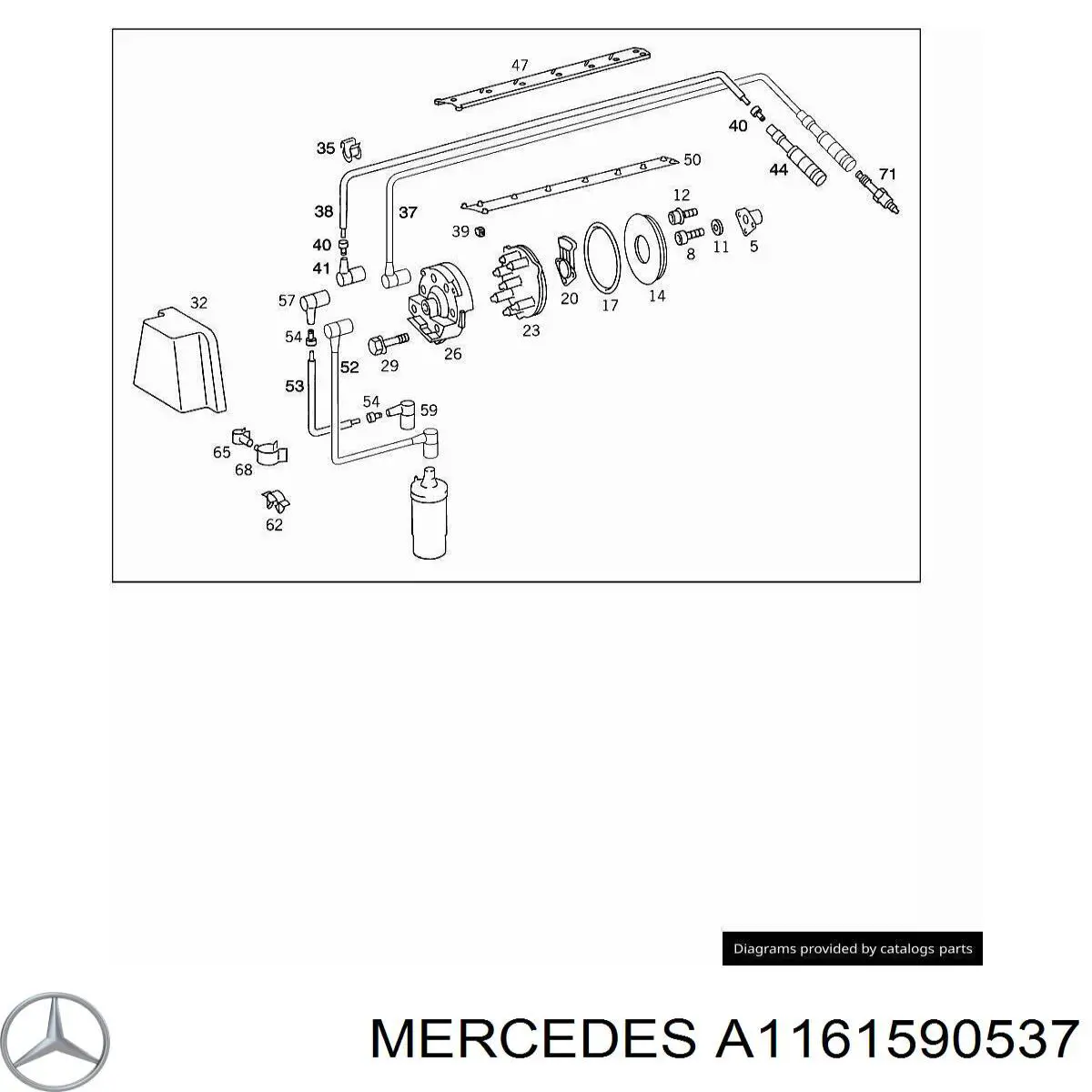  Mercedes A1161590537 precio, desde 9,89 EUR