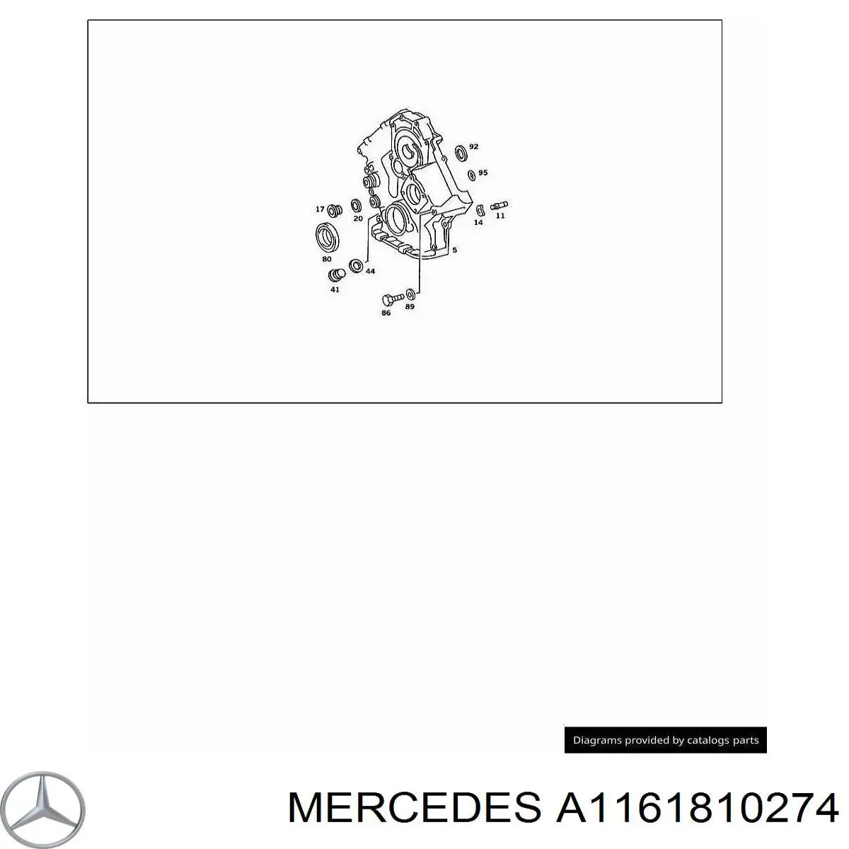  Mercedes A1161810274 precio, desde 12,34 EUR