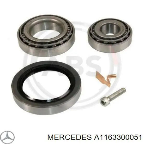 A1163300051 Mercedes cojinete de rueda delantero