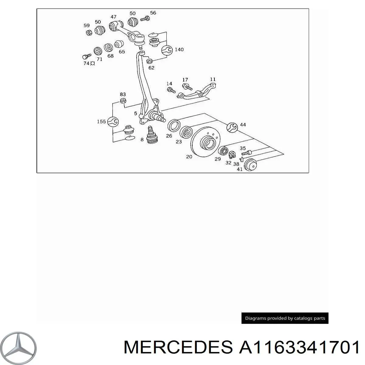 A1163341701 Mercedes 