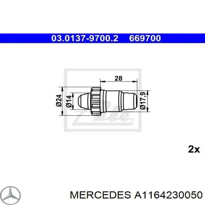 A1164230050 Mercedes kit de reparacion mecanismo suministros (autoalimentacion)