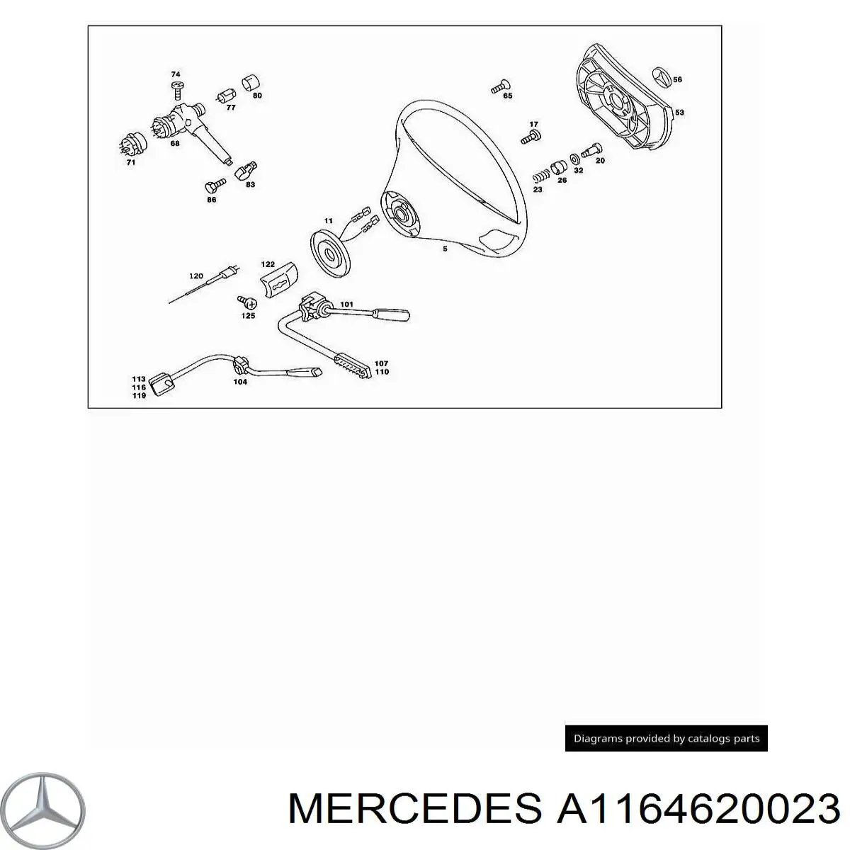  Mercedes A1164620023 precio, desde 66,54 EUR