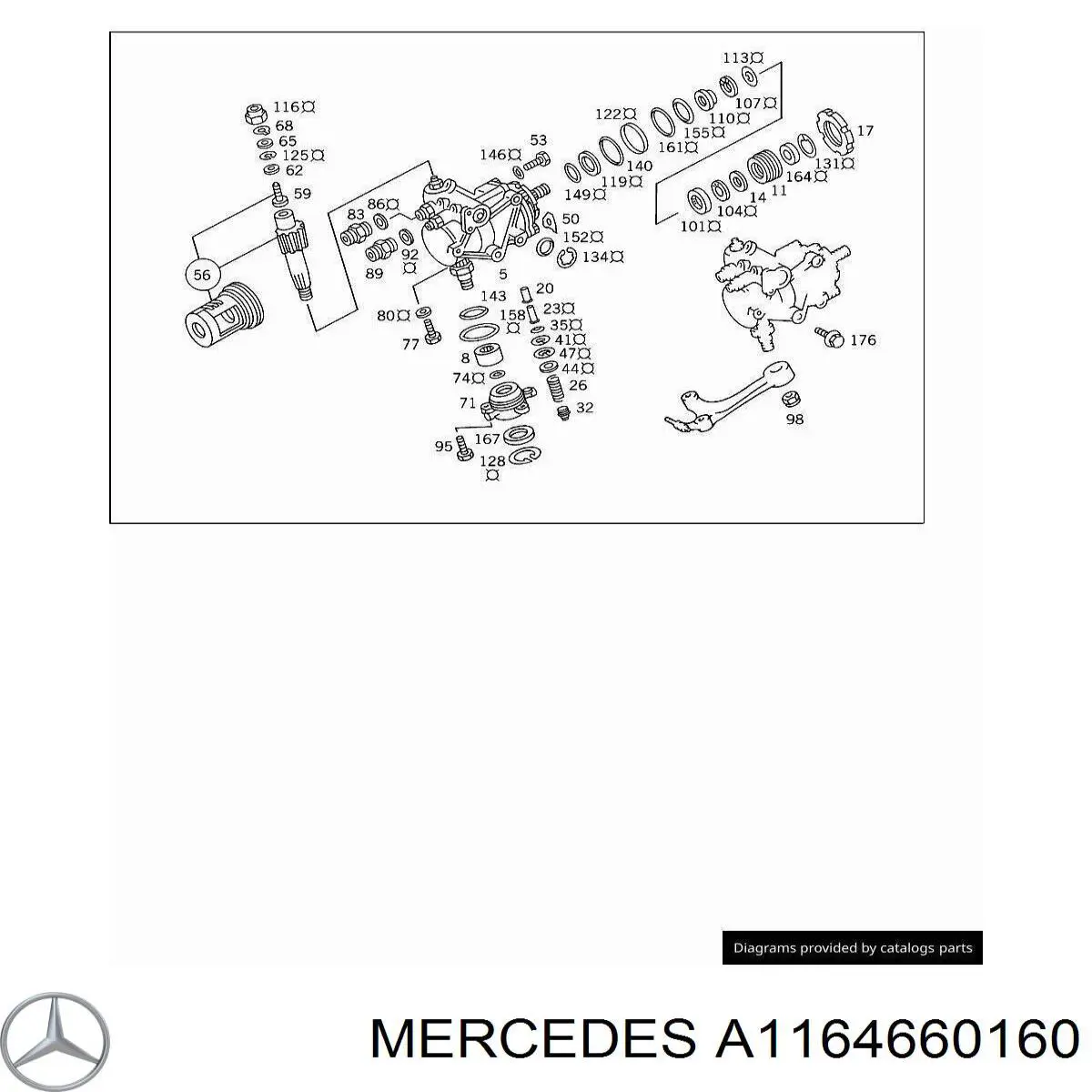  Mercedes A1164660160 precio, desde 7,80 EUR