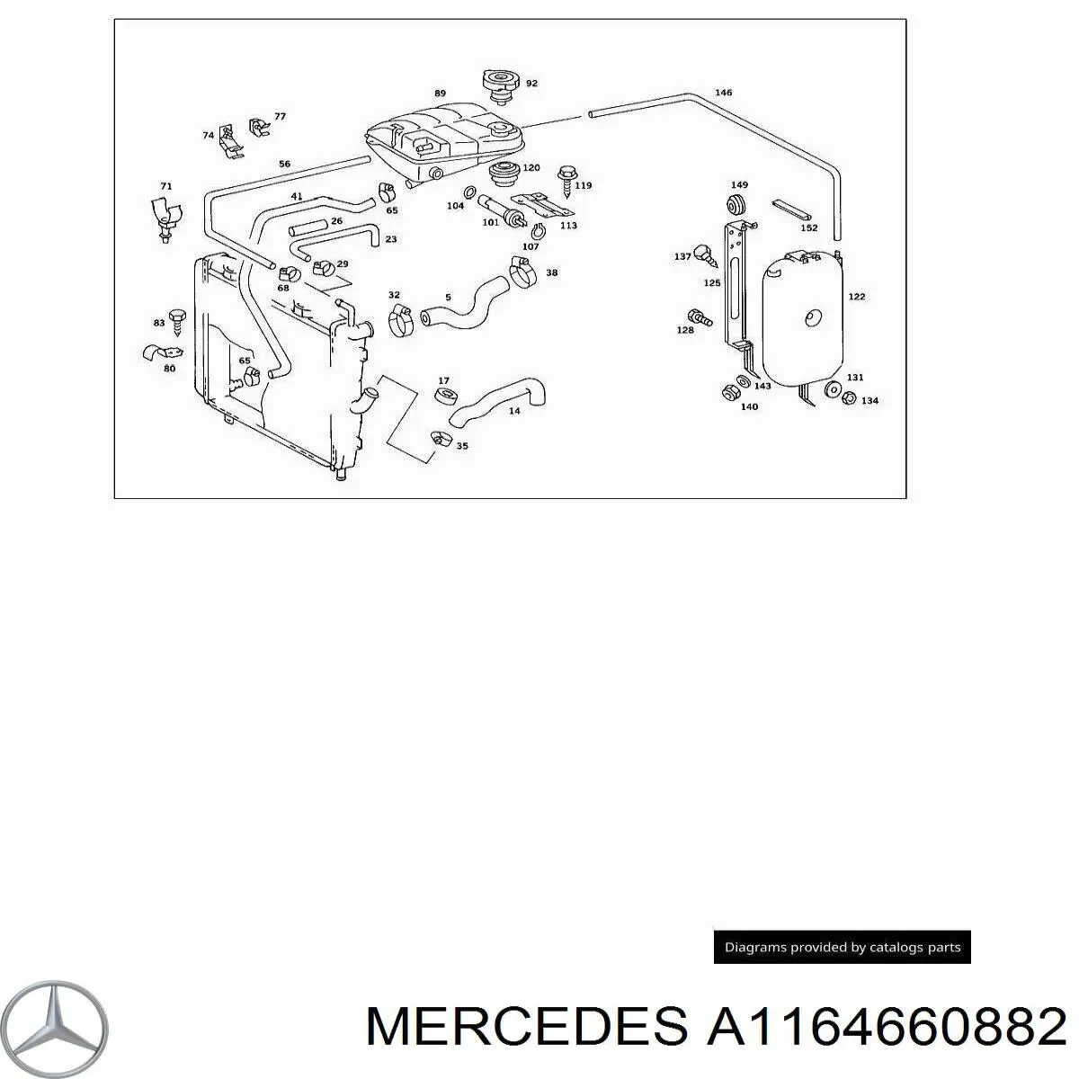  Mercedes A1164660882 precio, desde 10,61 EUR