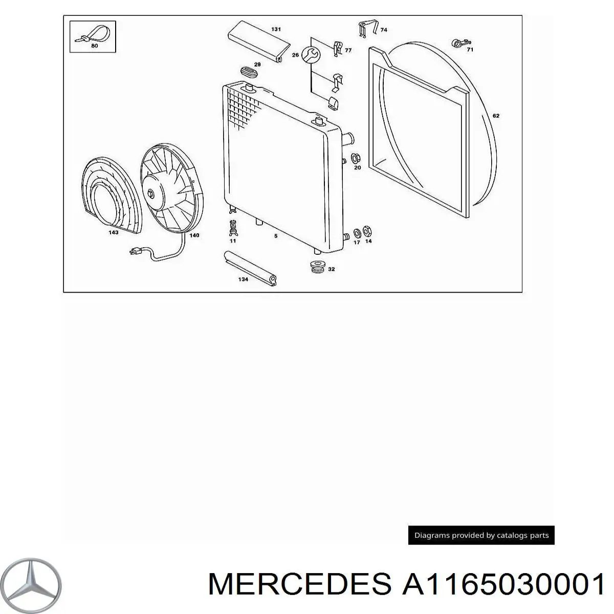 Comprar A1165030001 Mercedes 