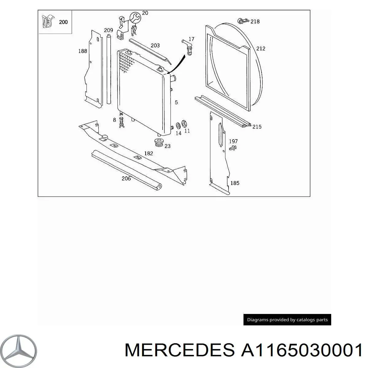 A1165030001 Mercedes