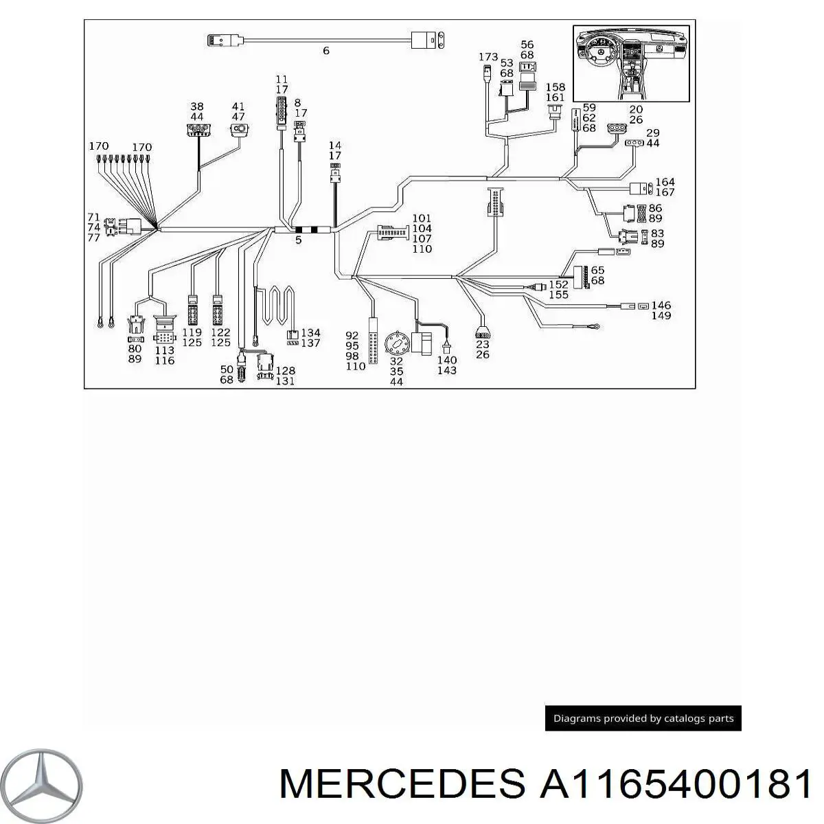 Comprar A1165400181 Mercedes 