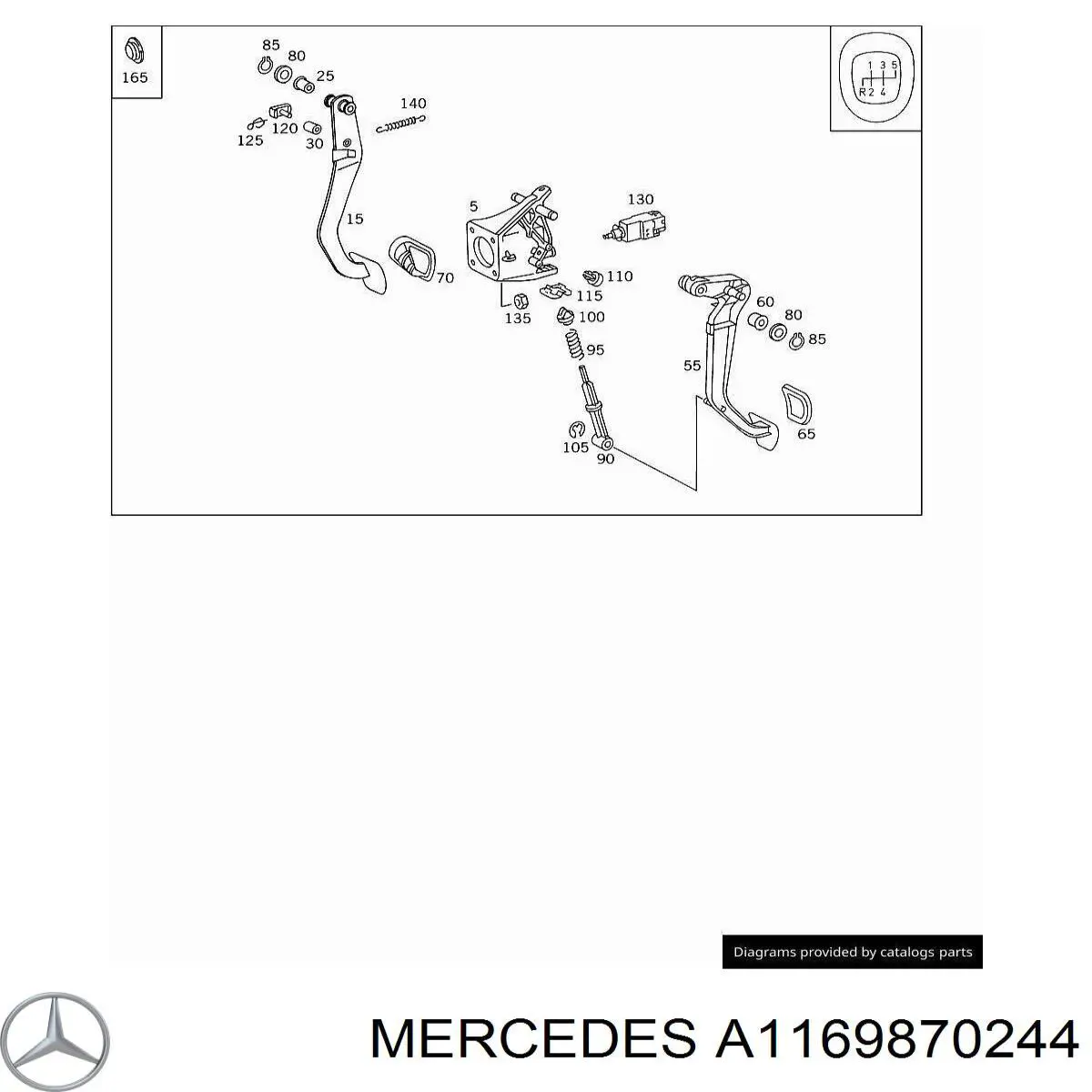  Mercedes A1169870244 precio, desde 5,81 EUR