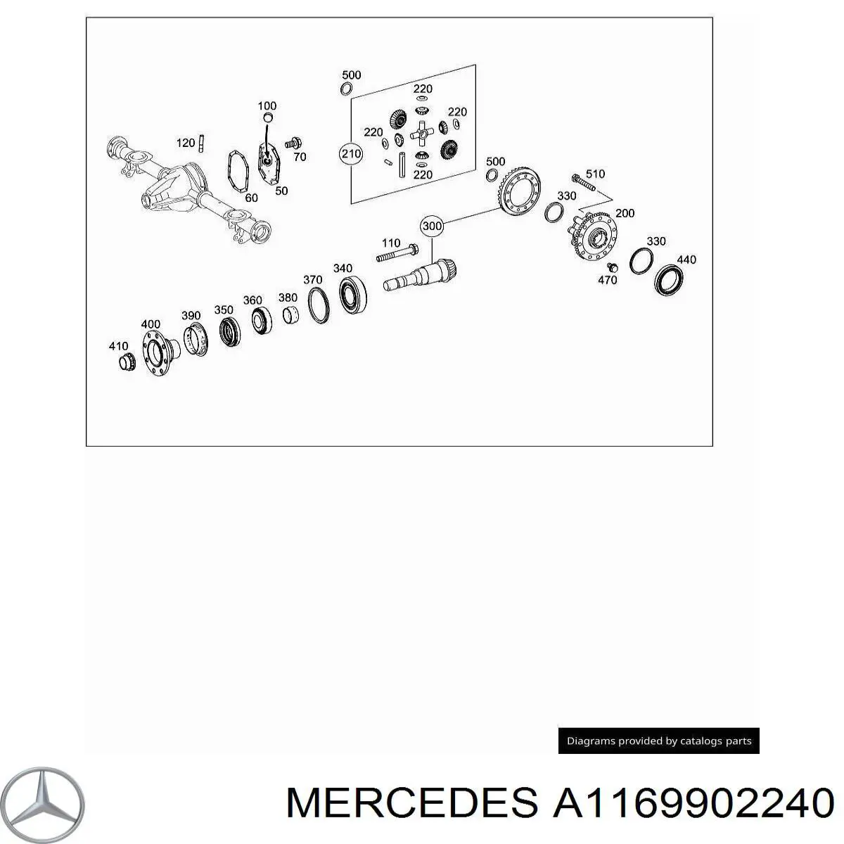  Mercedes A1169902240 precio, desde 6,48 EUR