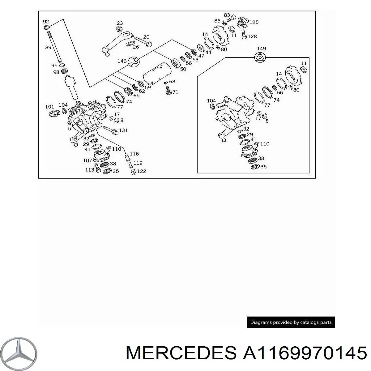  Mercedes A1169970145 precio, desde 5,05 EUR