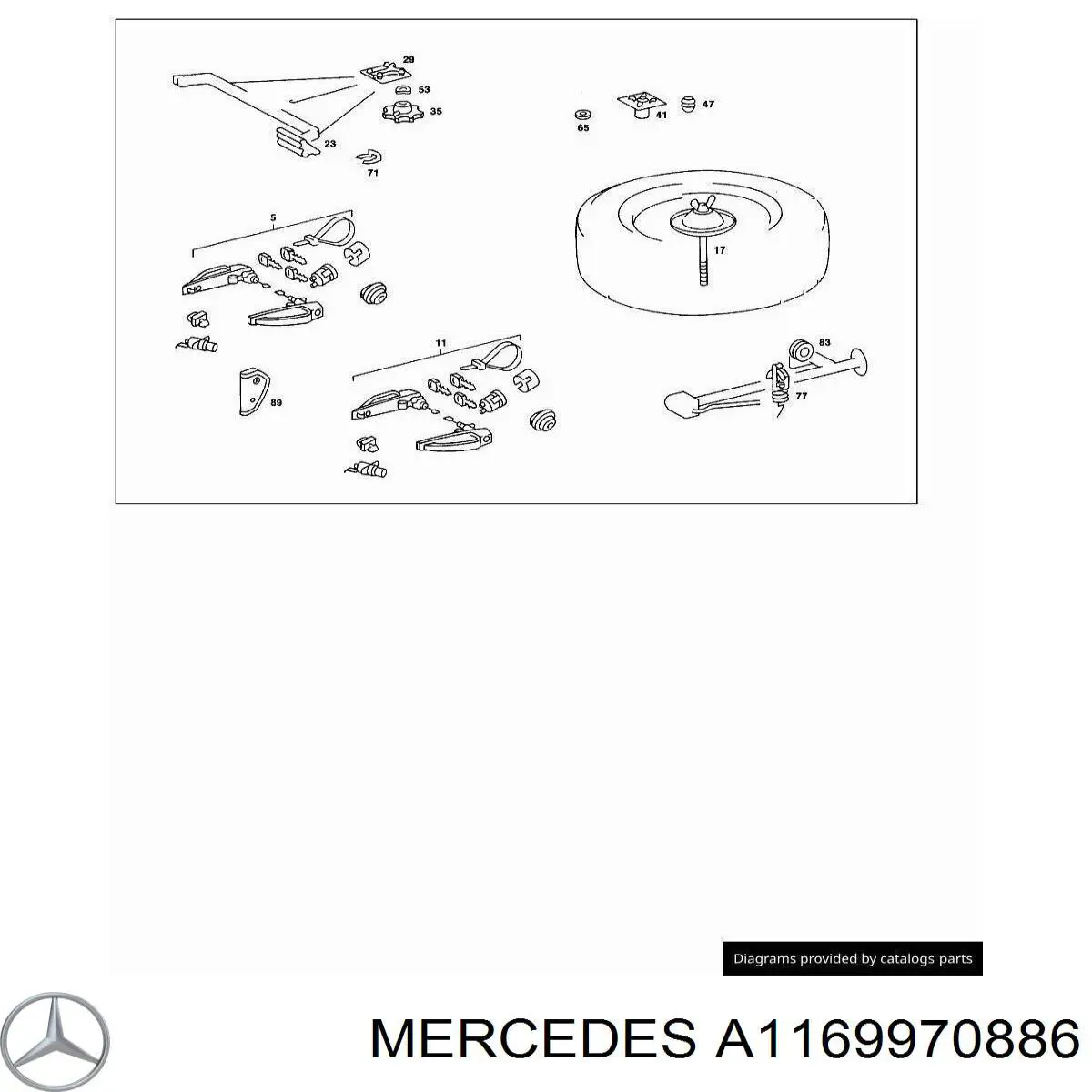  Mercedes A1169970886 precio, desde 2,30 EUR