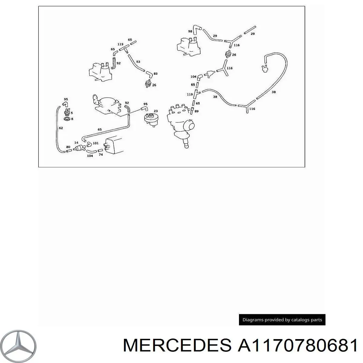 Comprar A1170780681 Mercedes 