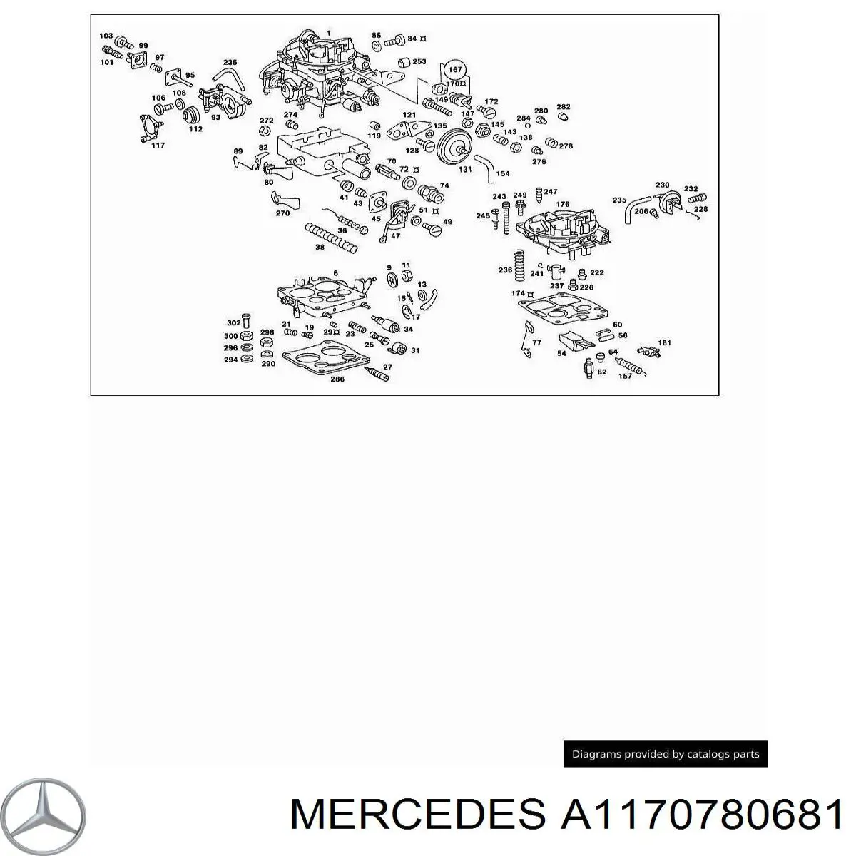  Mercedes A1170780681 precio, desde 14,07 EUR