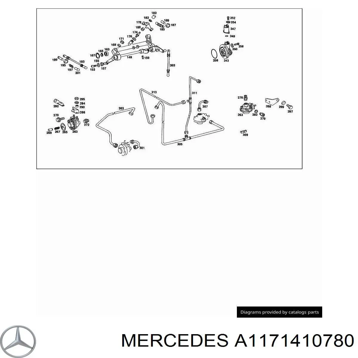  Mercedes A1171410780 precio, desde 2,93 EUR
