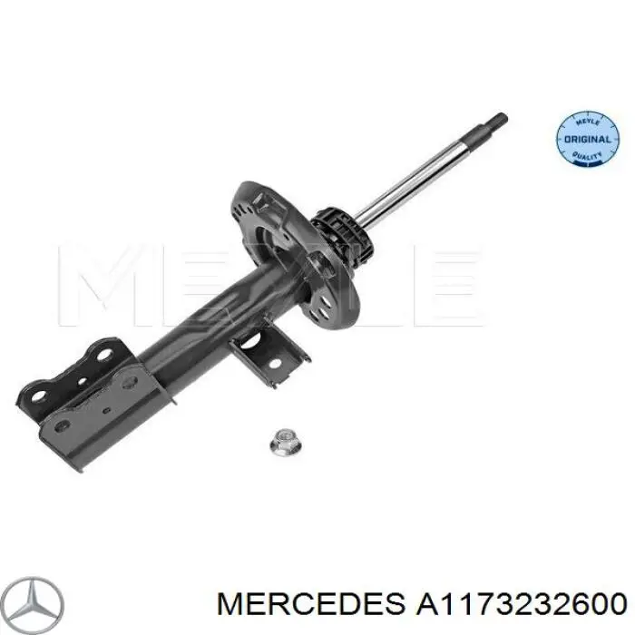 A1173232600 Mercedes amortiguador delantero derecho