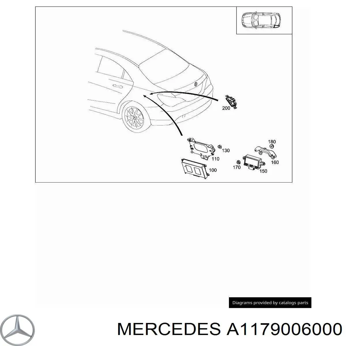  Mercedes A1179006000 precio, desde 107,45 EUR
