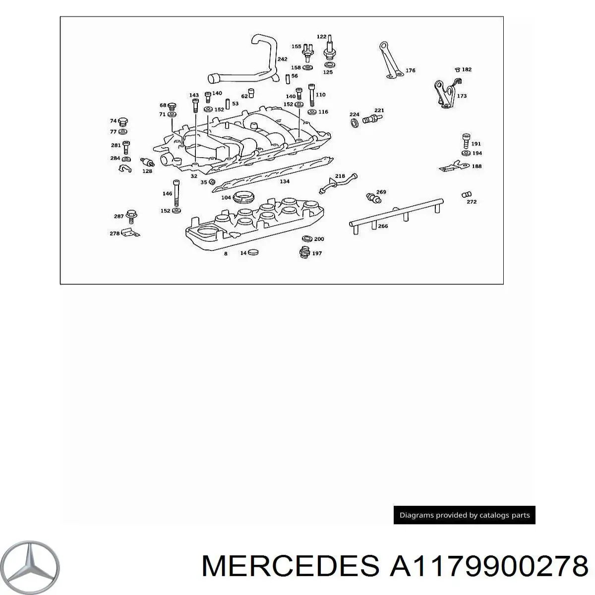  Mercedes A1179900278 precio, desde 61,99 EUR