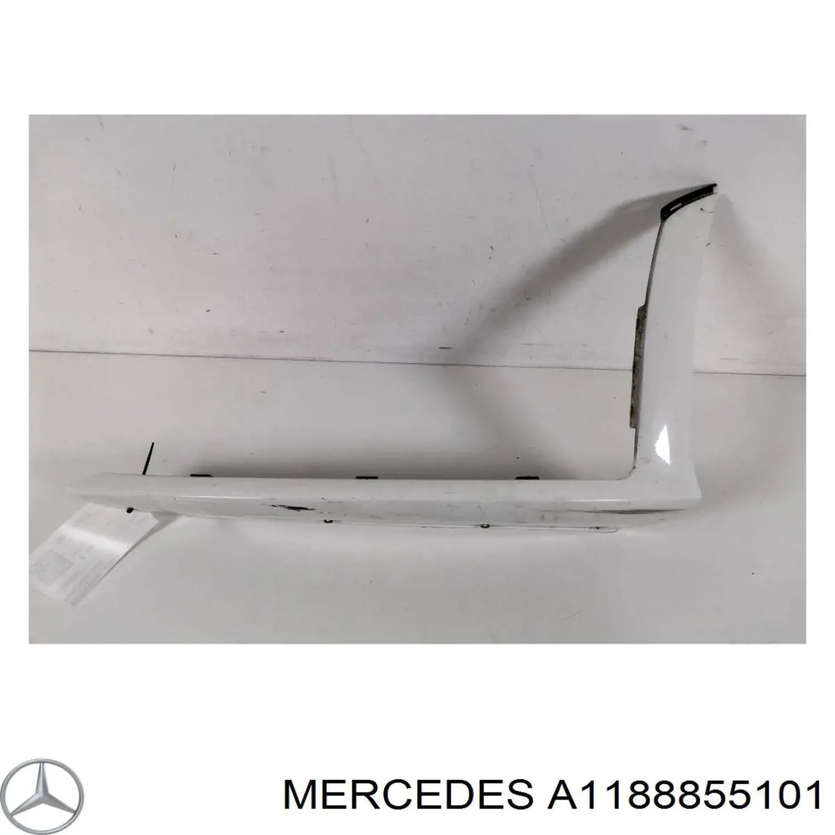 Comprar A1188855101 Mercedes Moldura de parachoques delantera izquierda