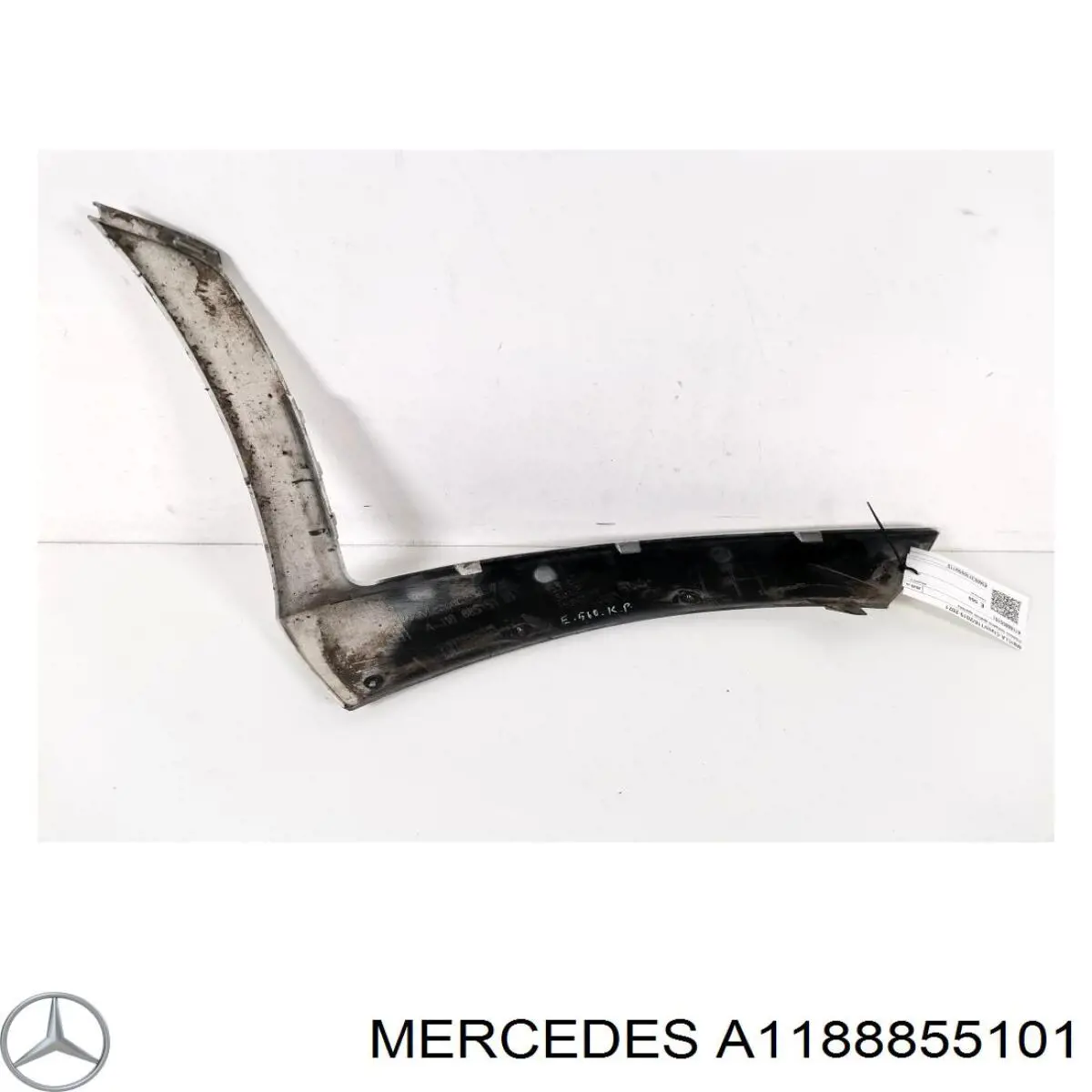 Moldura de parachoques delantera izquierda Mercedes A1188855101 precio, desde 18,33 EUR