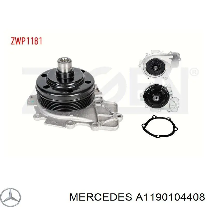 A1190104408 Mercedes juego completo de juntas, motor, inferior