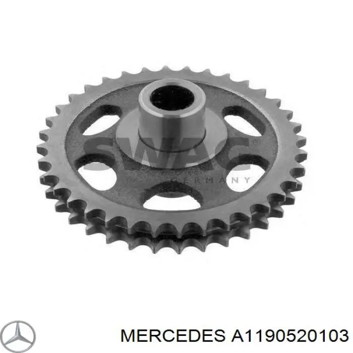 Rueda dentada, cigüeñal Mercedes S (C140)