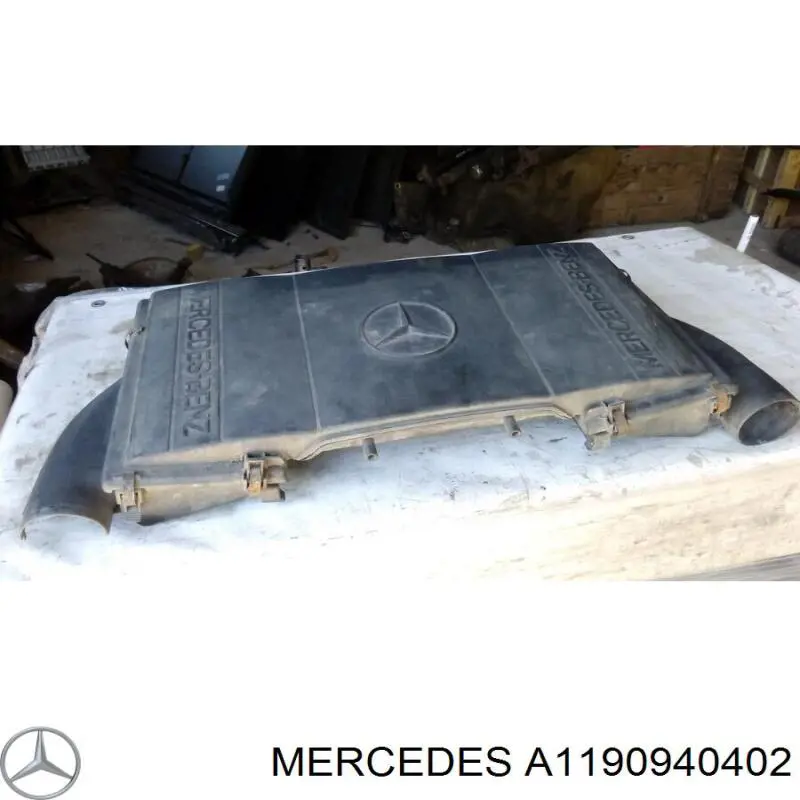 a1190940402 Mercedes casco de filtro de aire