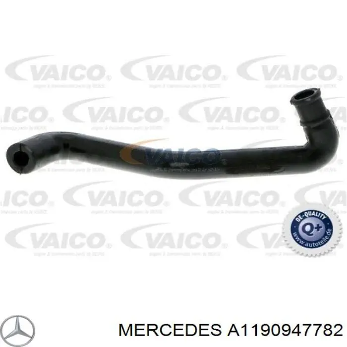 1190947782 Mercedes tubo de ventilacion del carter (separador de aceite)