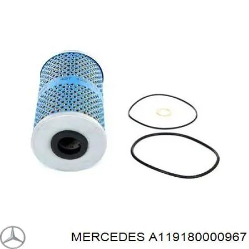 Comprar A119180000967 Mercedes Filtros de aceite