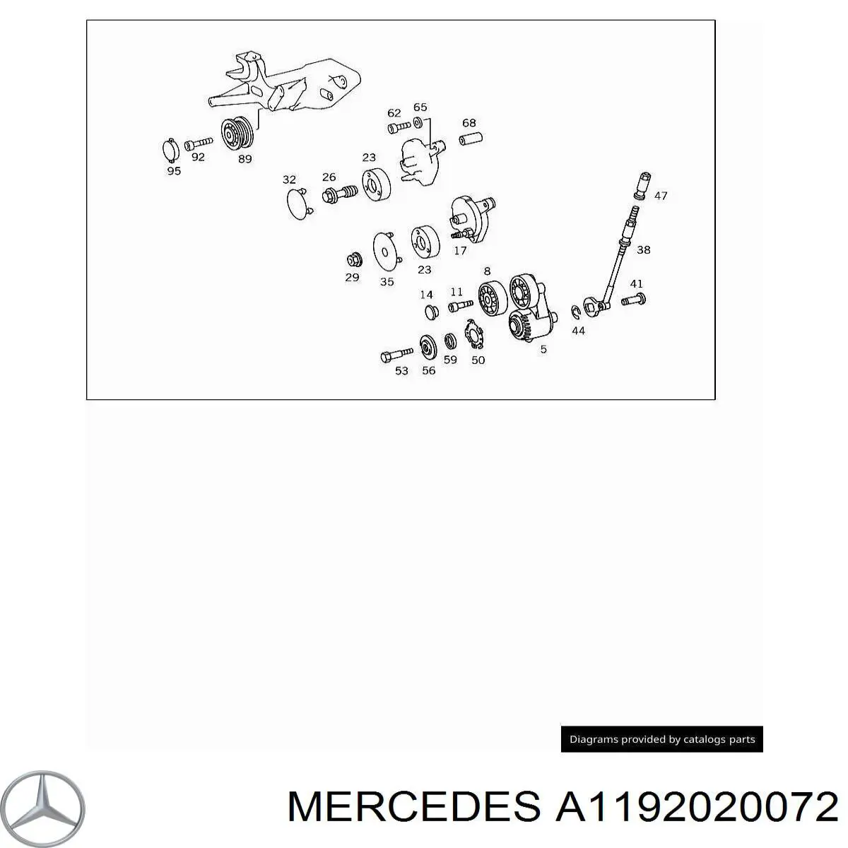 A1192020072 Mercedes 
