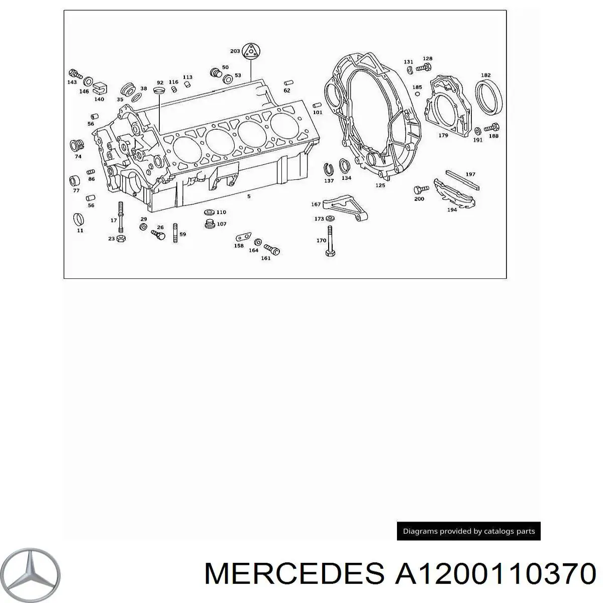 A1200110370 Mercedes 