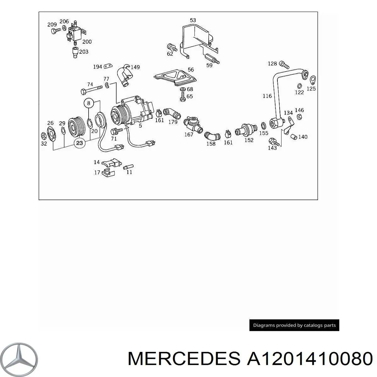 A1201410080 Mercedes