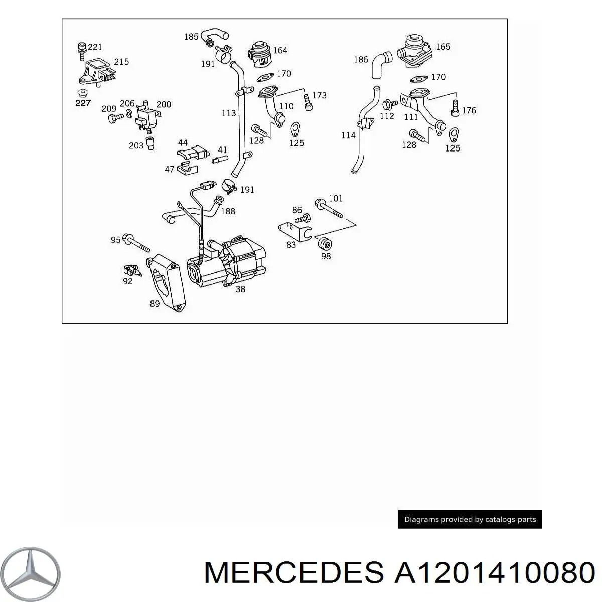  Mercedes A1201410080 precio, desde 16,33 EUR