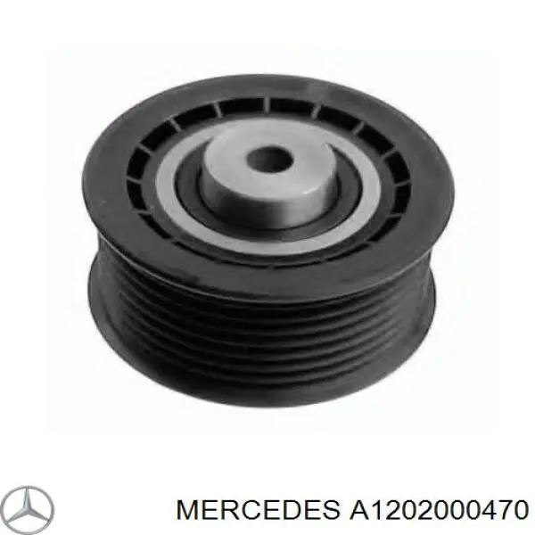 A1202000470 Mercedes rodillo, correa trapecial poli v