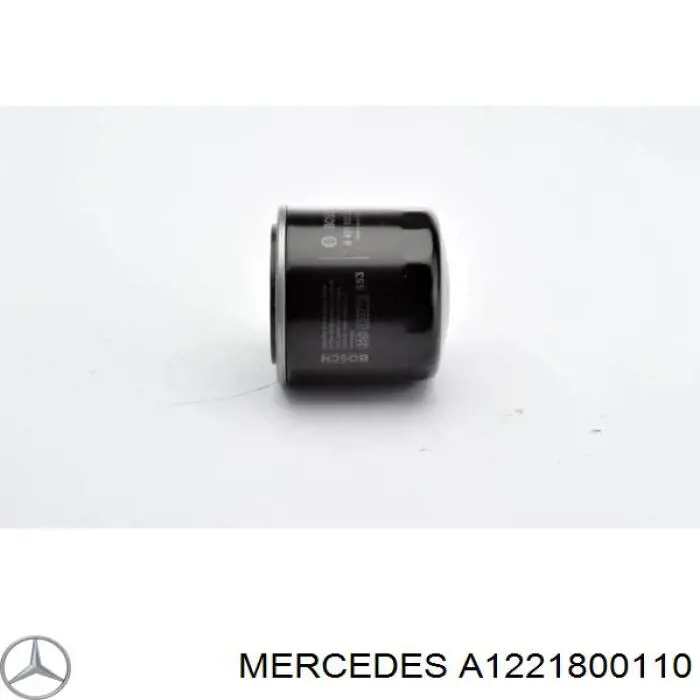 A1221800110 Mercedes filtro de aceite