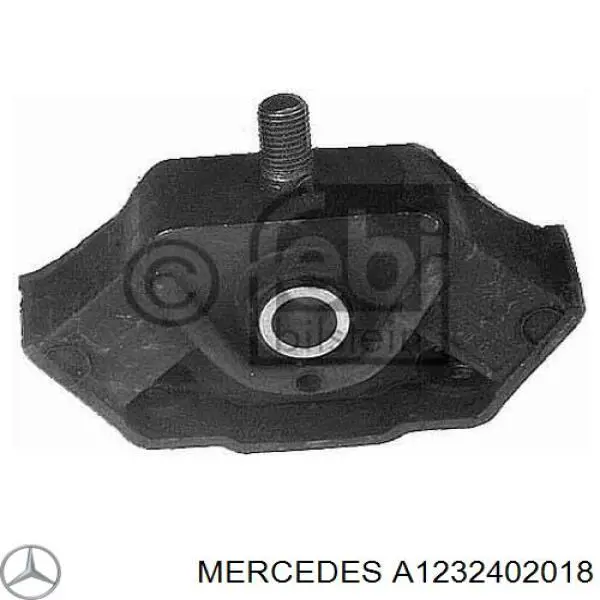 A1232402018 Mercedes montaje de transmision (montaje de caja de cambios)