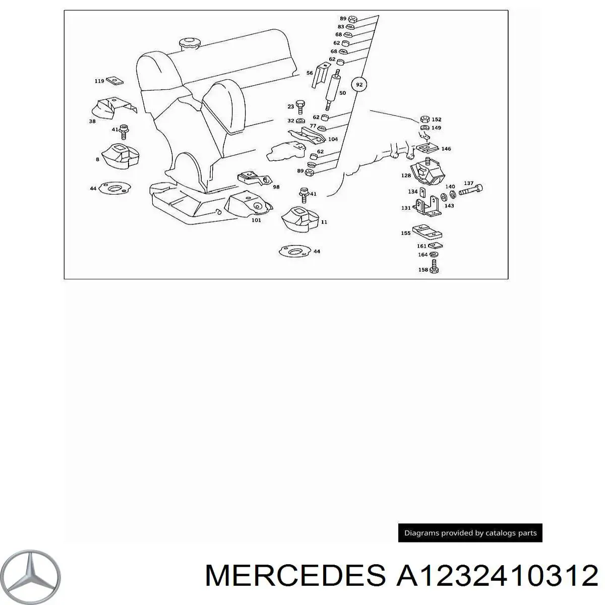 A1232410312 Mercedes 