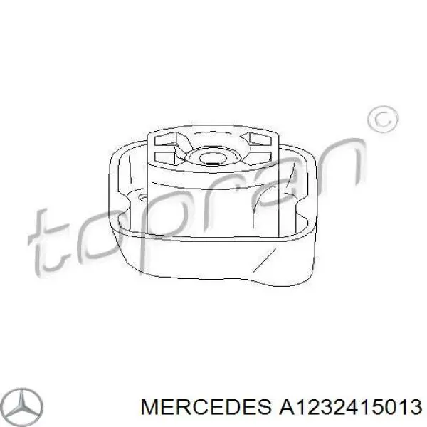 A1232415013 Mercedes soporte motor izquierdo