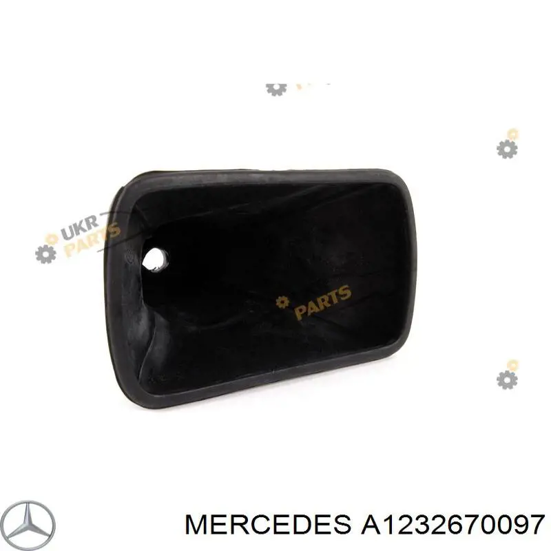 A1232670097 Mercedes revestimiento de la palanca de cambio