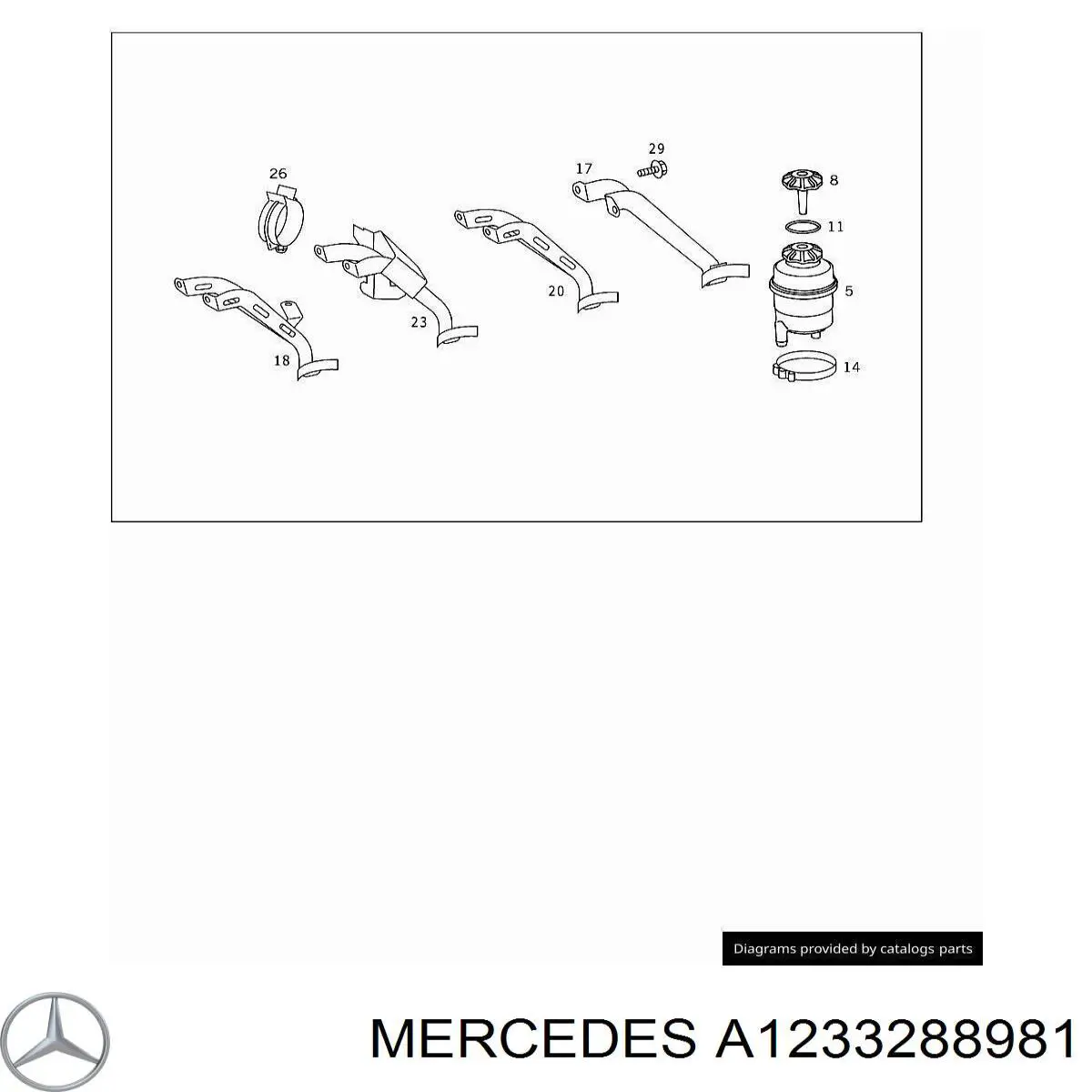  Mercedes A1233288981 precio, desde 9,41 EUR