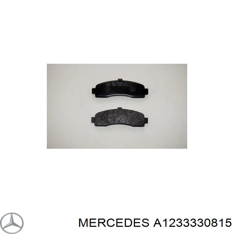 A1233330815 Mercedes silentblock de suspensión delantero inferior