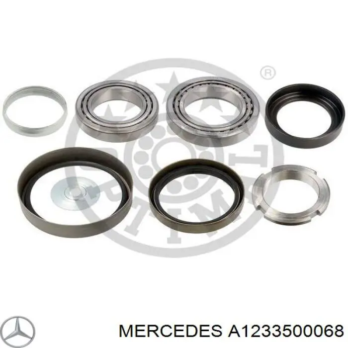 A1233500068 Mercedes cojinete de rueda trasero