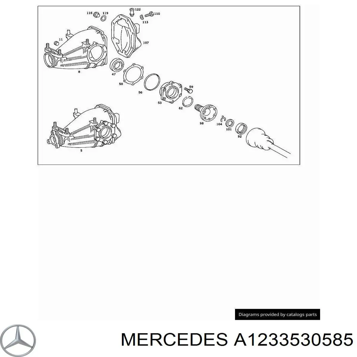 A1233530585 Mercedes