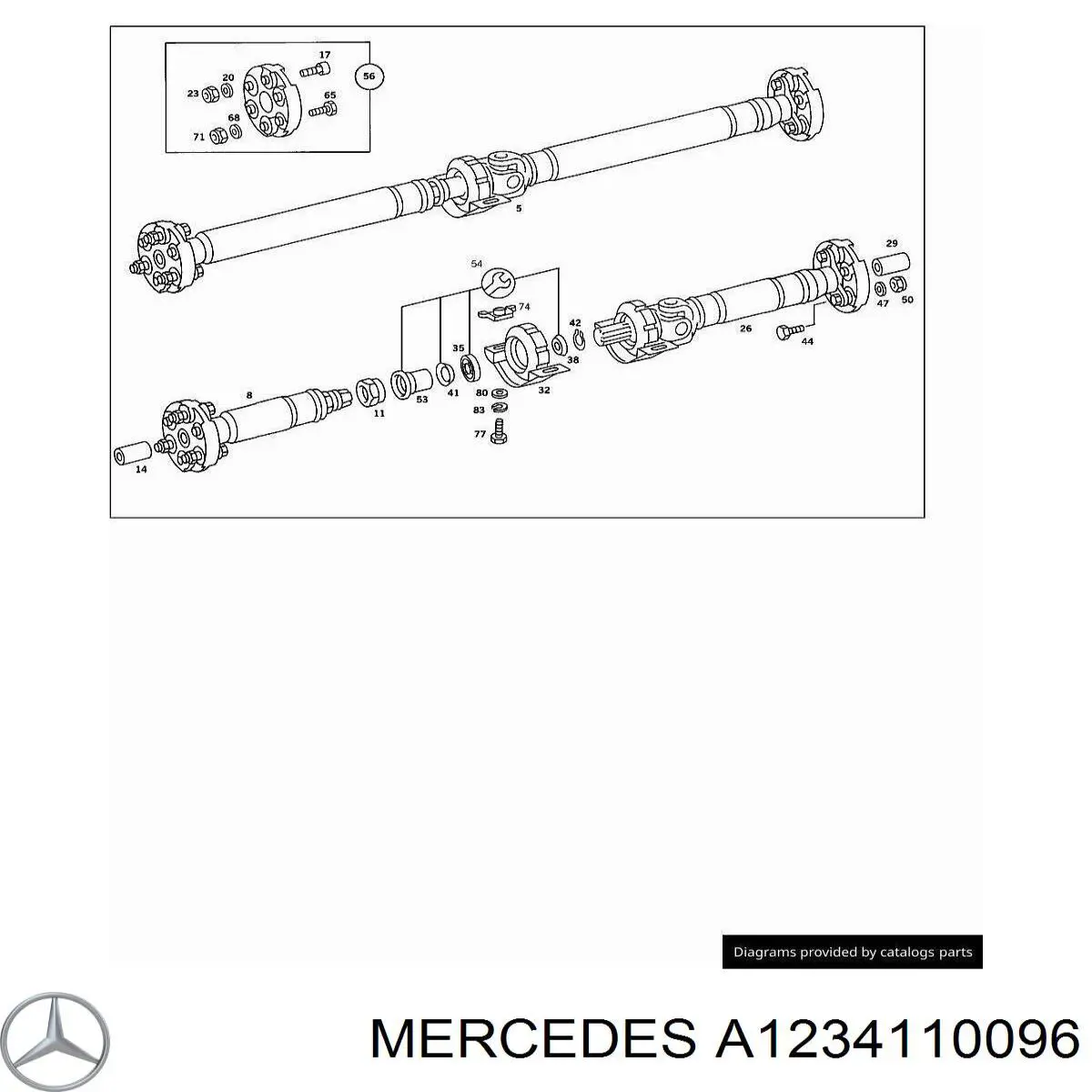  Mercedes A1234110096 precio, desde 3,02 EUR