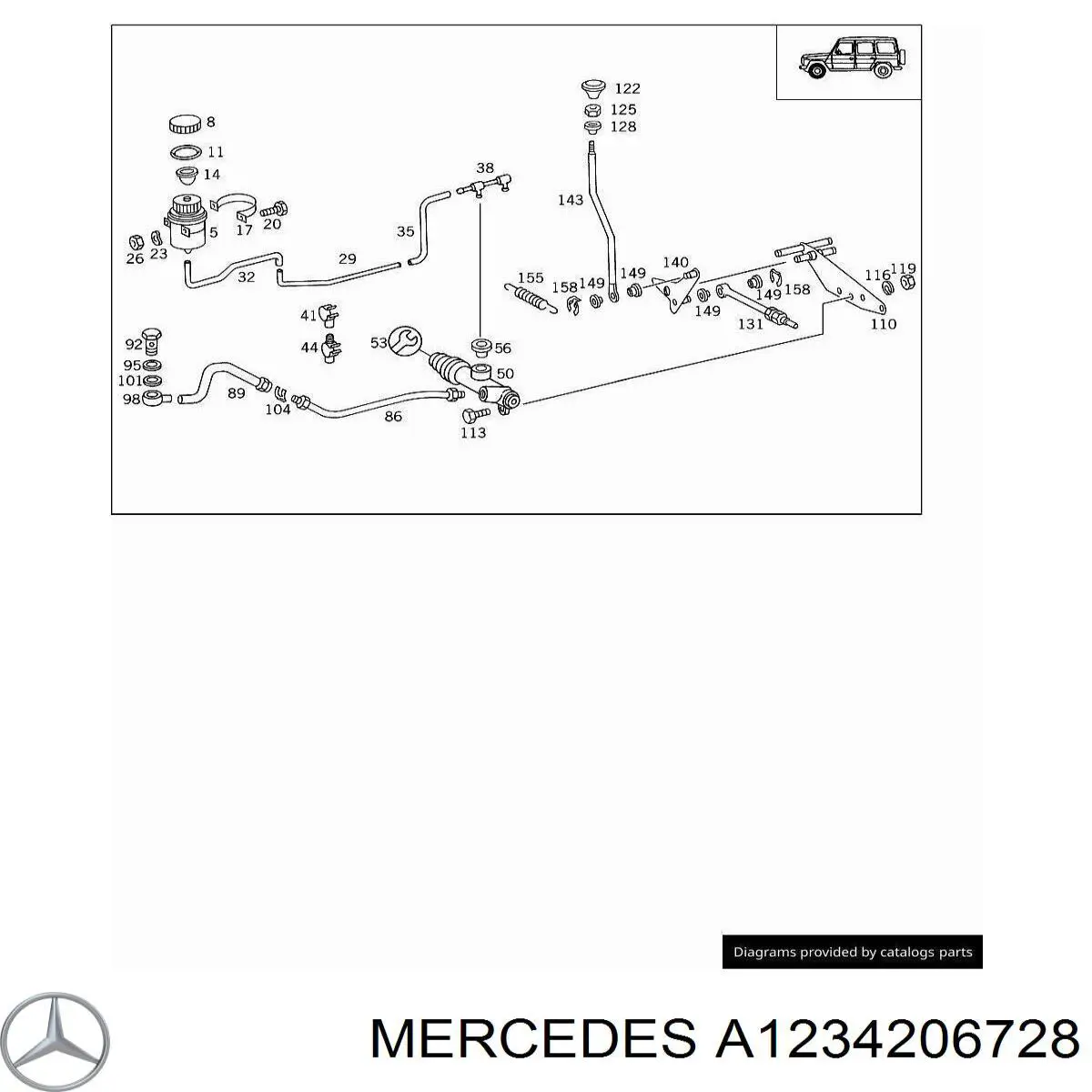  Mercedes A1234206728